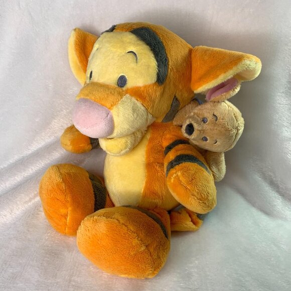 Disney Parks Winnie the Pooh Baby Tigger and Roo Plush - Picture 4 of 5